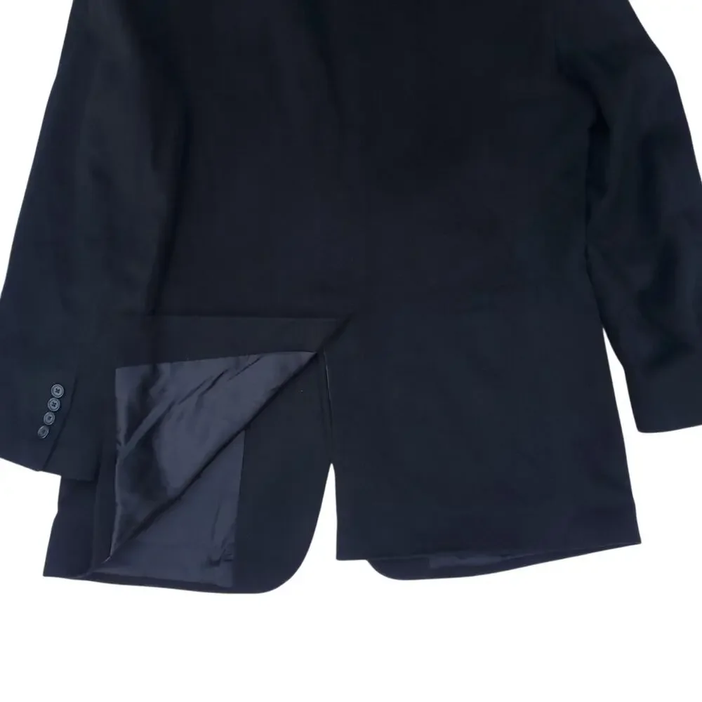 Jos A Bank Black Camel Hair Blazer Jacket Sport Coat Modern Gentleman 44L
